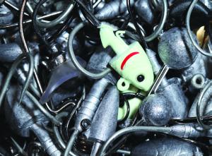 Troy Jansen and Dan Kent, who along with skipper Dean Candy took turns on 24kg stand-up gear to land this 153.5kg SBT over the 4.5 hour fight.