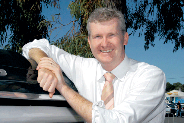 Who did Burke “consult” with on mega park?