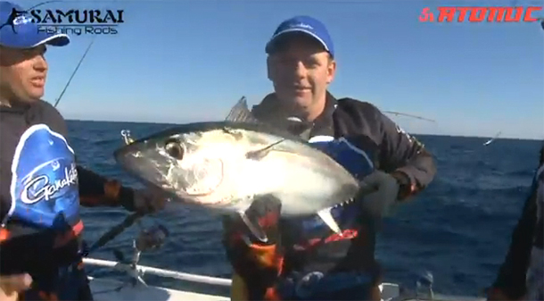VIDEO: Tuna on soft plastics off Portland