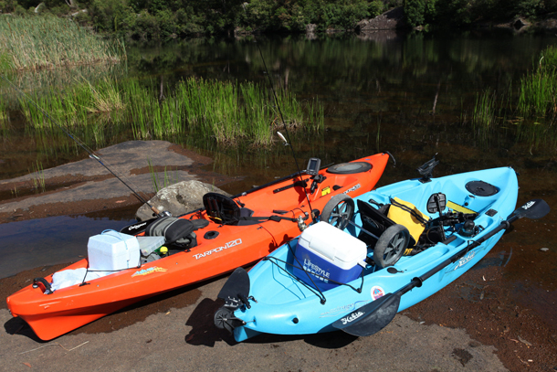 New kayak launch on Barrington River