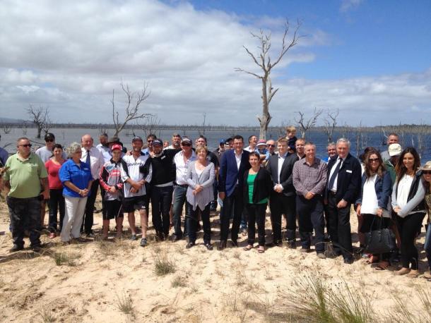 Anglers celebrate Toolondo top up