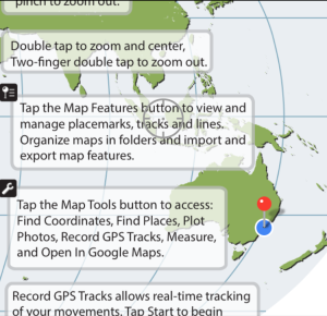 NSW Marine park zones on smart phone app