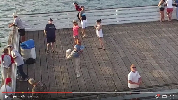 Fisherman catches drone