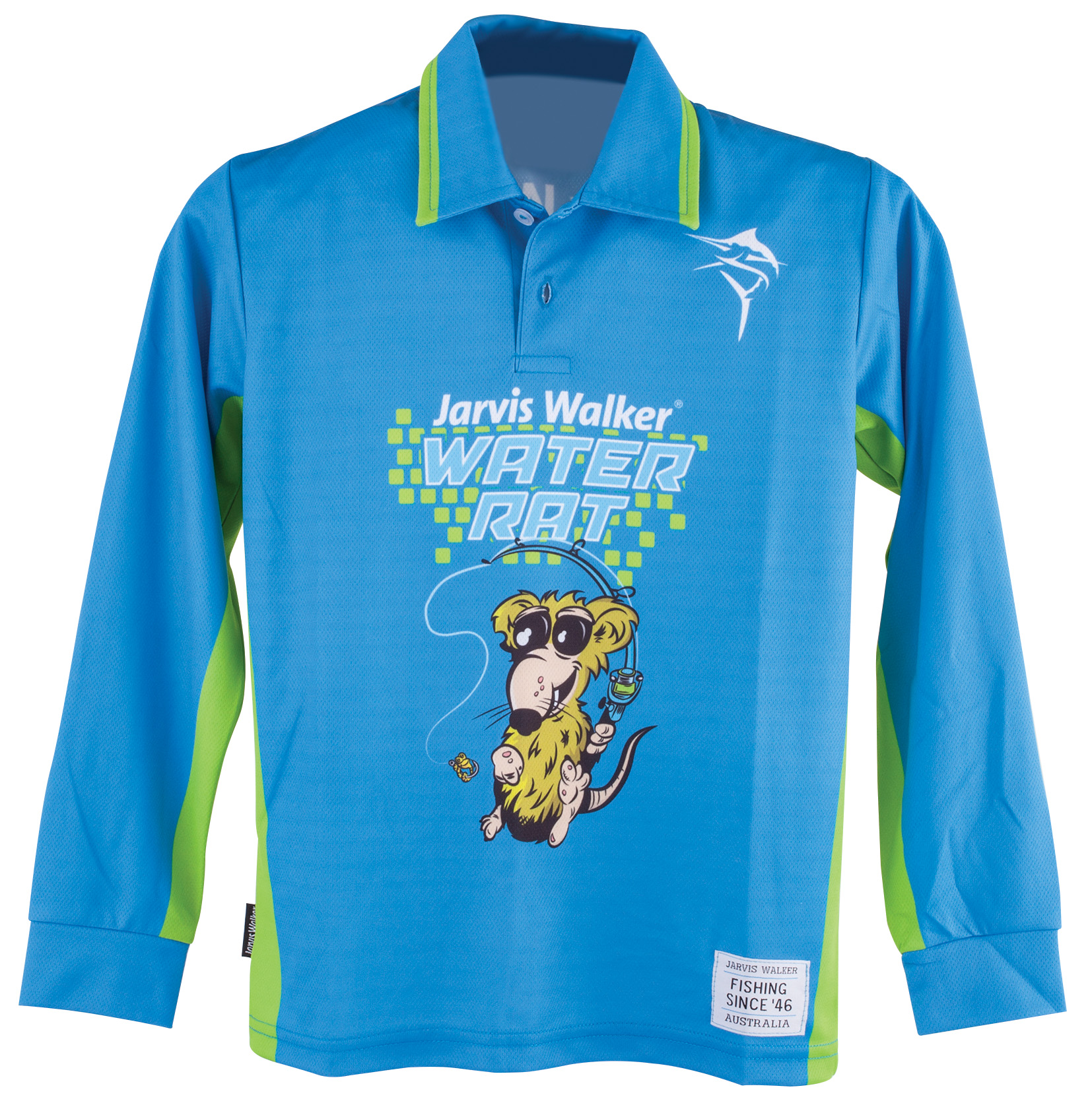 Jarvis Walker Water Rat children's long sleeve fishing shirts - Fishing  World Australia