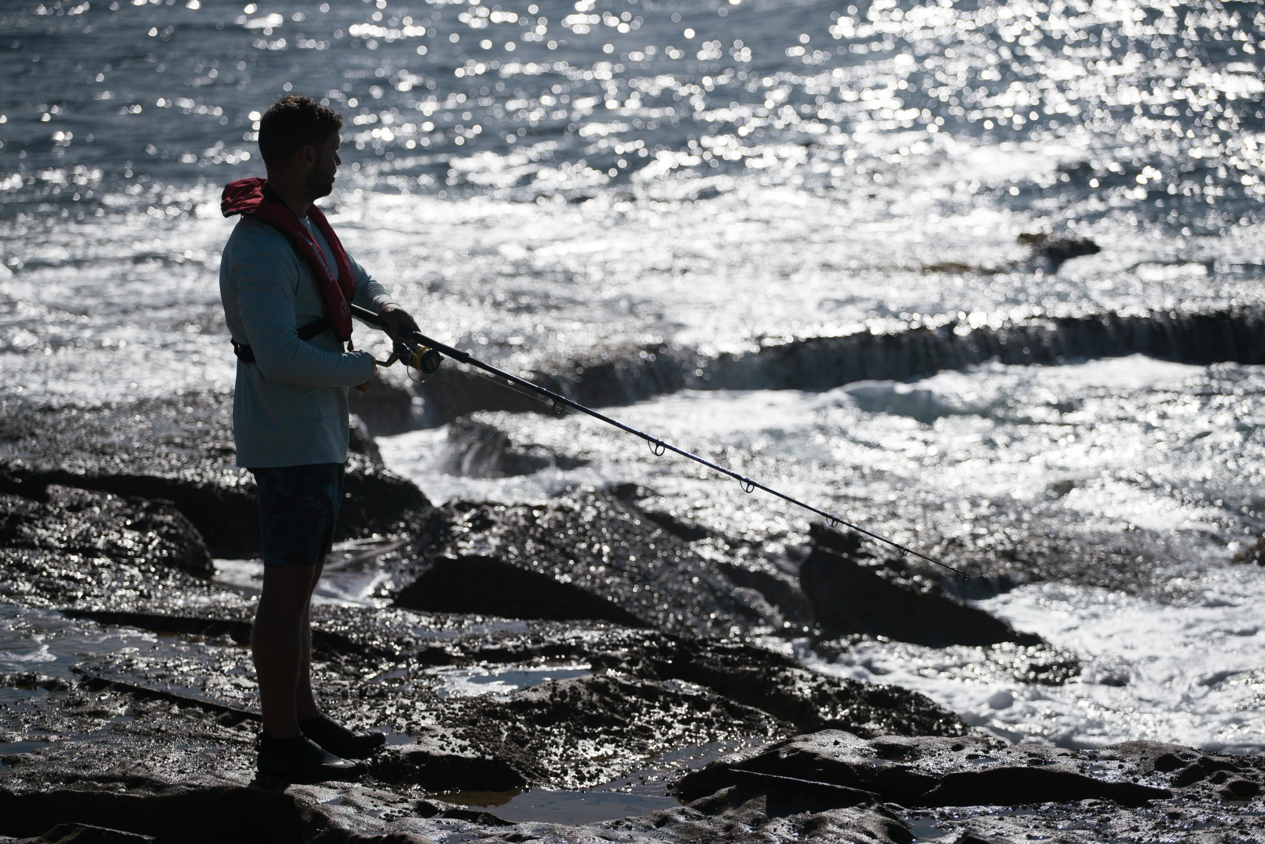 There’s a life jacket to suit every rock fisher