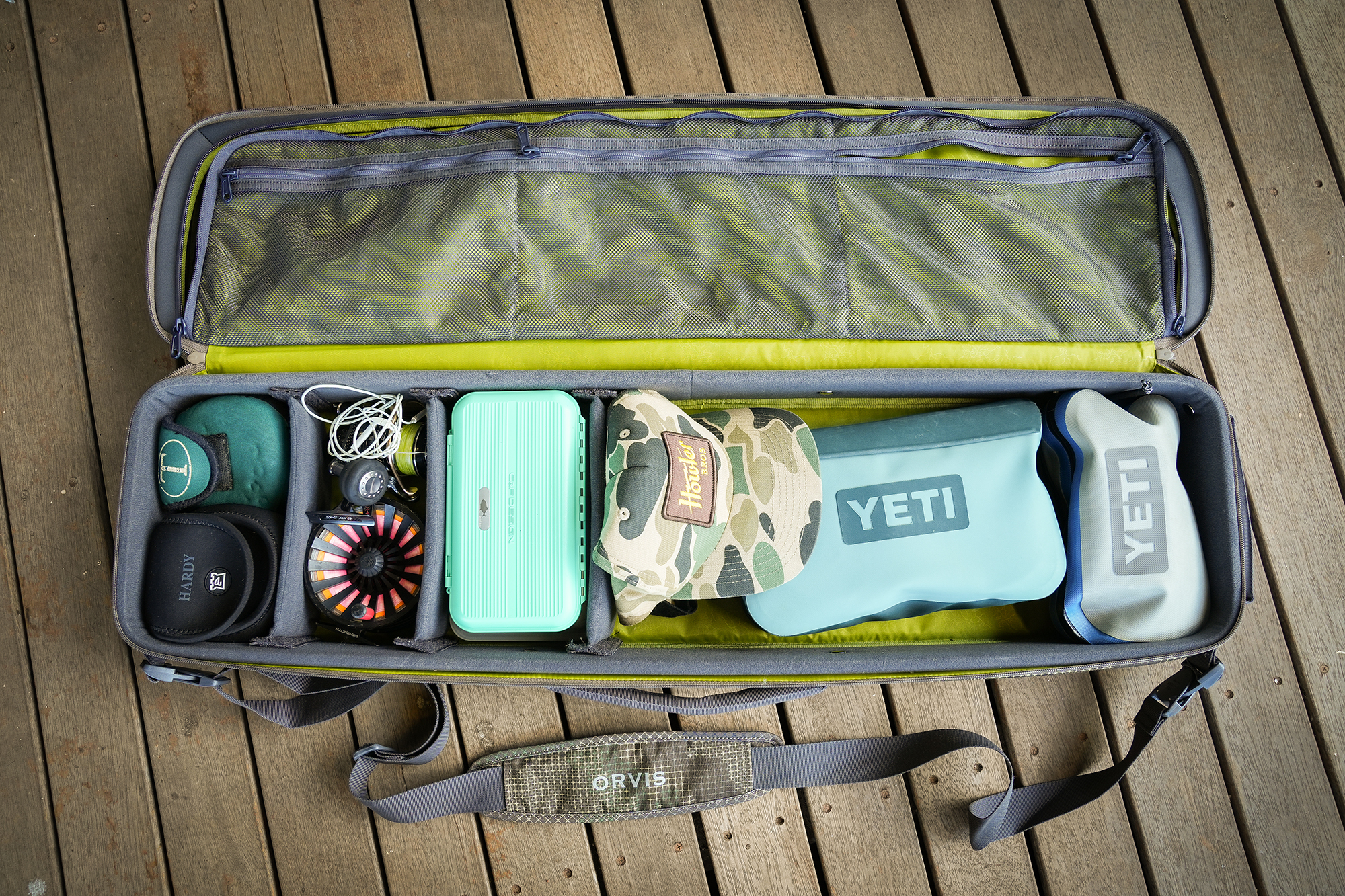 Flyfishing Carry-on Rod Case, Bag designed to carry 30” fly…