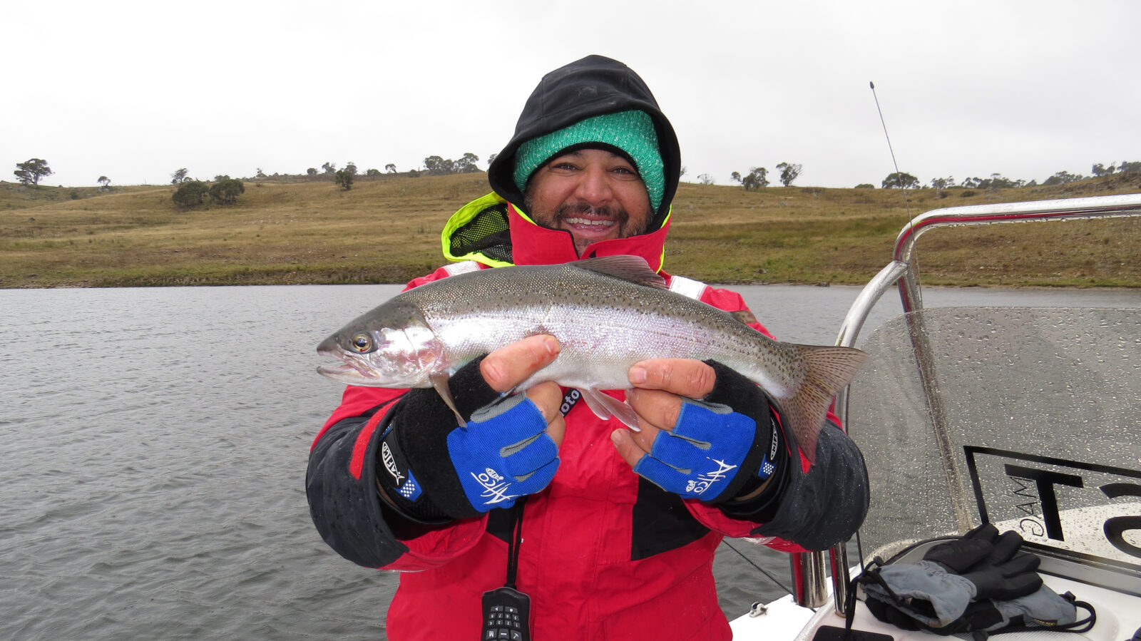 Trout on blades - Fishing World Australia