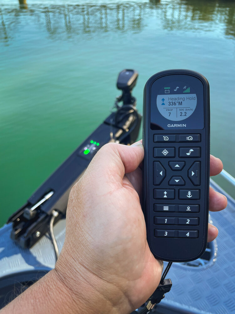 Garmin force trolling motor review fishing world australia