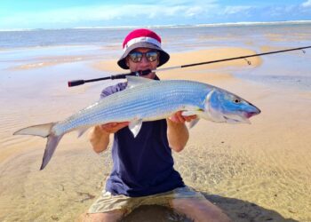 Bonefish caught at Coffs Harbour