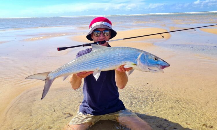 Bonefish caught at Coffs Harbour