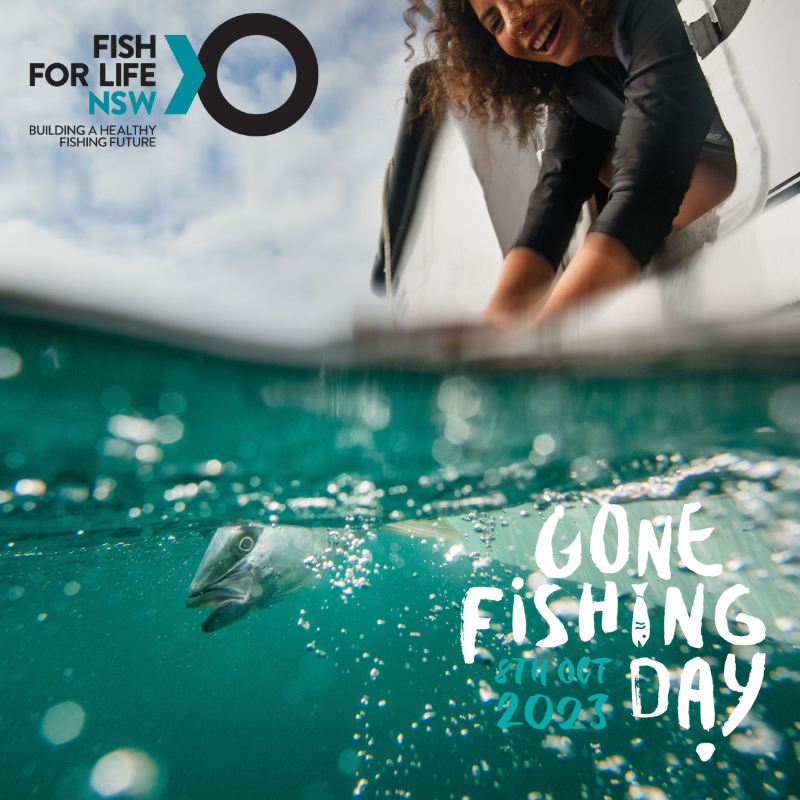 Gone Fishing Day Reminder - Sunday 8th of October - Fishing World Australia