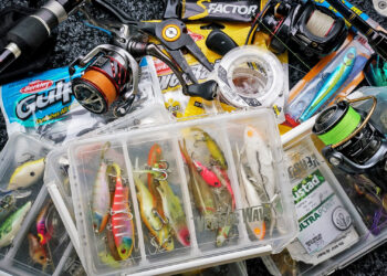 Organising fishing tackle