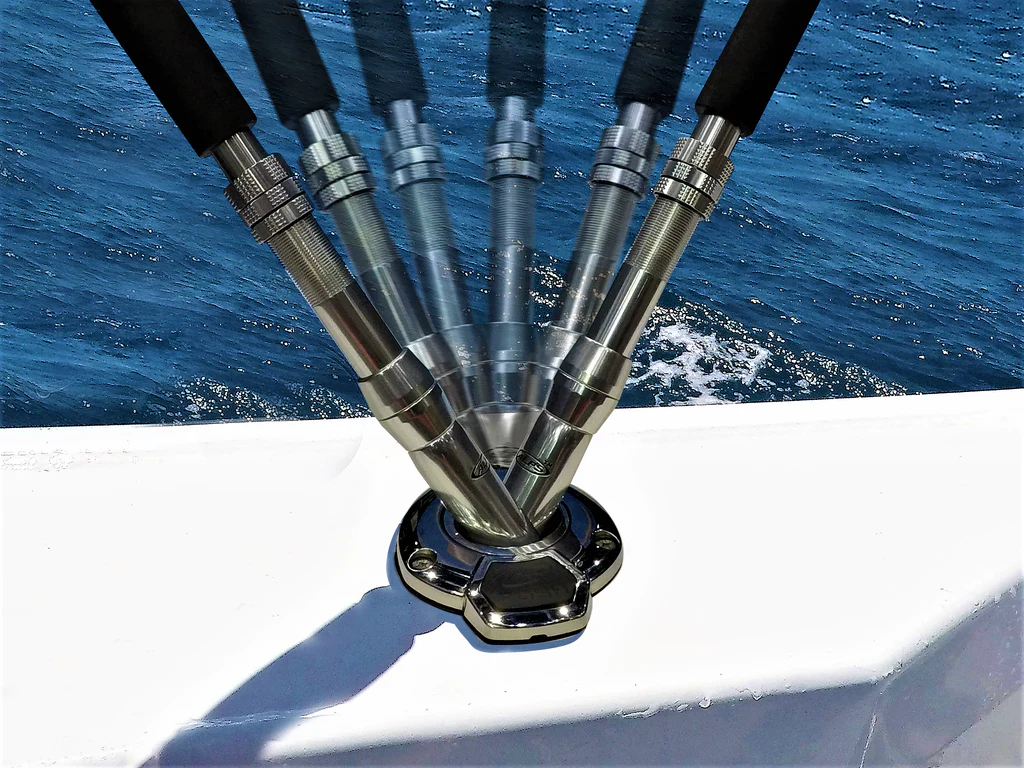exploding fish rod holders Sam Allen Wholesale to distribute Exploding Fish rod holders