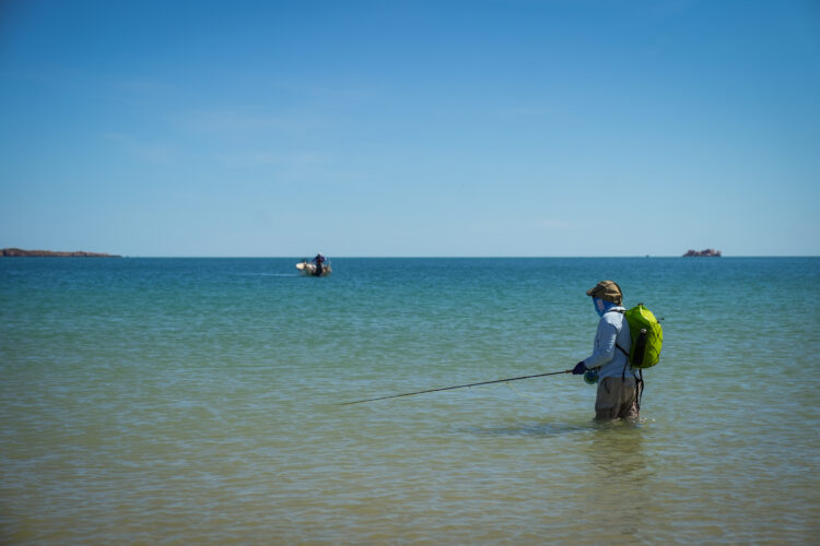 Shallow water fishing tactics