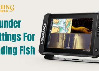 Sounder settings for finding fish