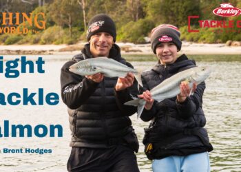 VIDEO: Light tackle Australian salmon