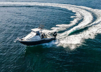 Bar Crusher on display at Geelong Boat Show
