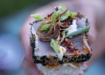 Fried Tuna Tataki Sushi Bites