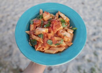 COBB Grill Creamy Chilli Tomato Fish Pasta recipe