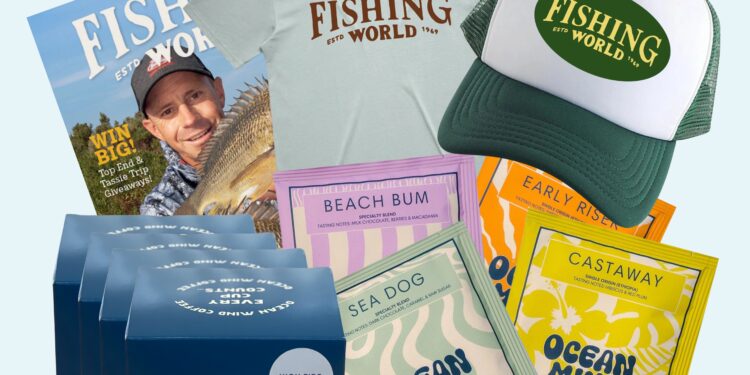 WIN! Ocean Mind Coffee x Fishing World Ultimate Outdoors Pack