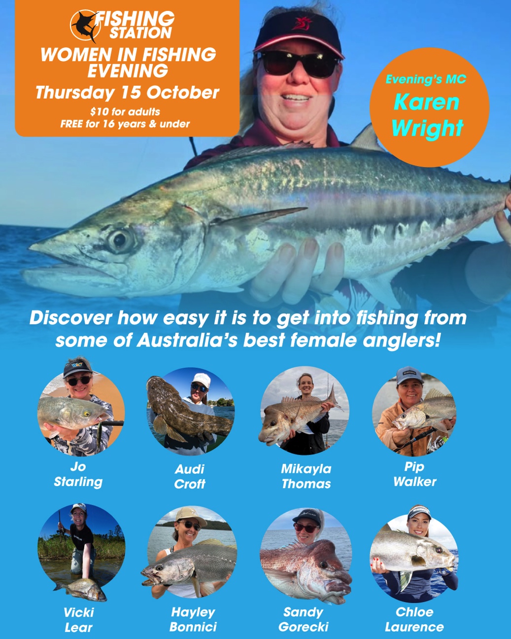 Women in Fishing Evening at Fishing Station
